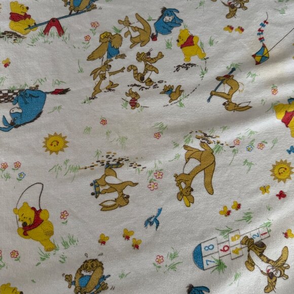 Winnie The Pooh Vintage Baby Receiving Blanket - Picture 6 of 7